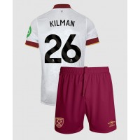 Stroje piłkarskie West Ham United Max Kilman #26 Koszulka Trzeciej dla dzieci 2024-25 Krótki Rękaw (+ szorty)